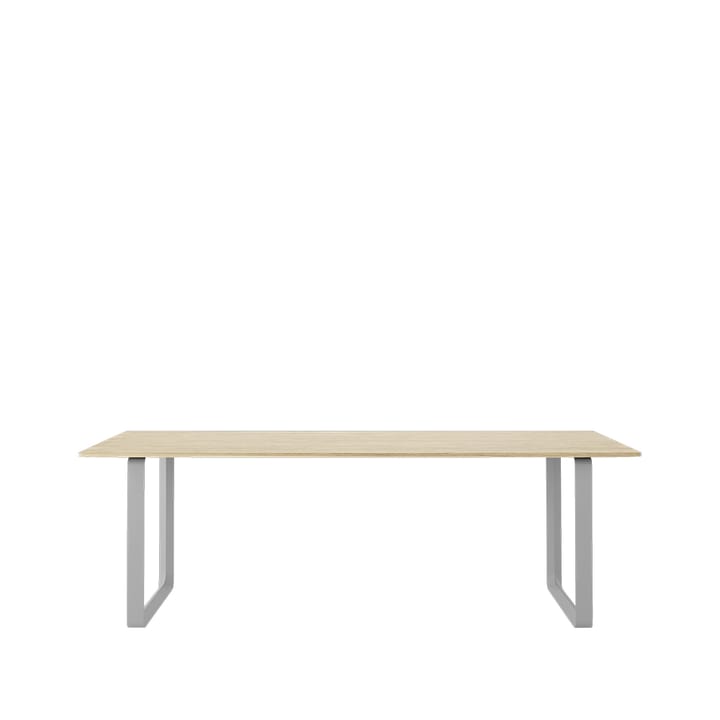 70/70 mesa de jantar 225x90 cm - Carvalho-cinzento sólido - Muuto