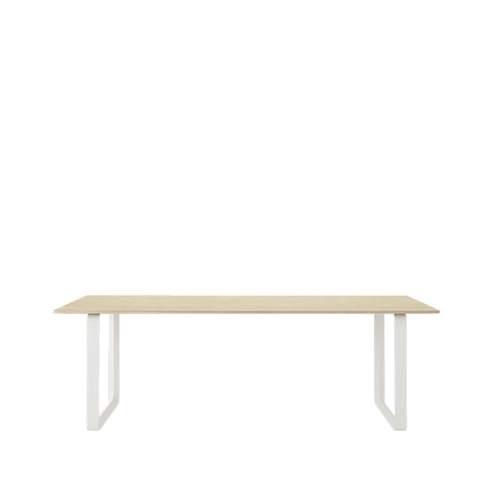 70/70 mesa de jantar 225x90 cm - Carvalho sólido-branco - Muuto