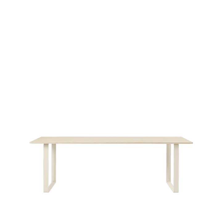 70/70 mesa de jantar 225x90 cm - Folheado de carvalho-compensado-areia - Muuto