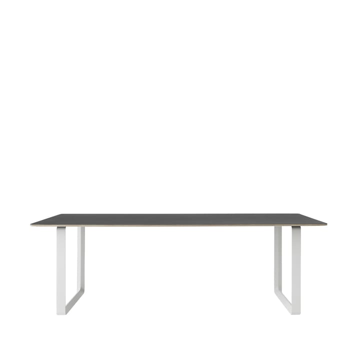 70/70 mesa de jantar 225x90 cm - Óleo de linhaça-Compensado-Branco - Muuto