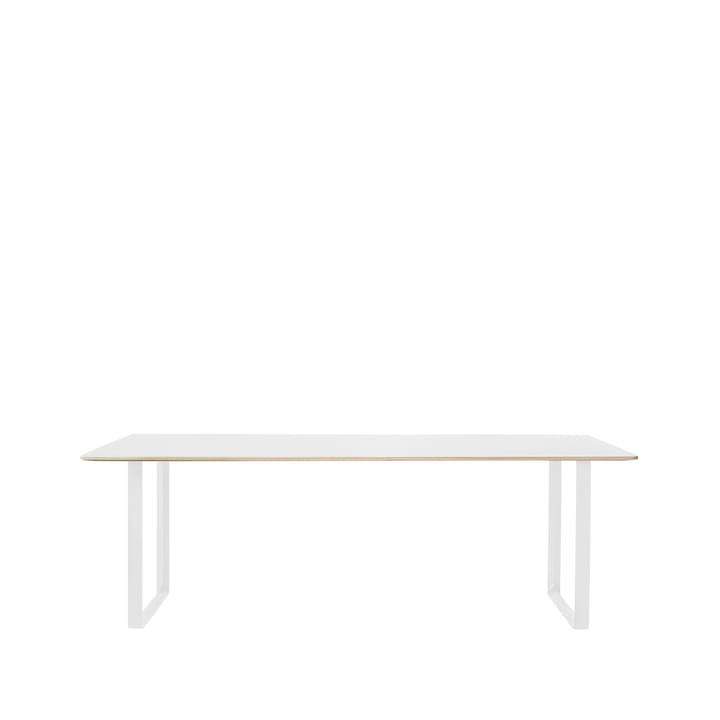 70/70 mesa de jantar 255x108 cm - Branco laminado-compensado-branco  - Muuto