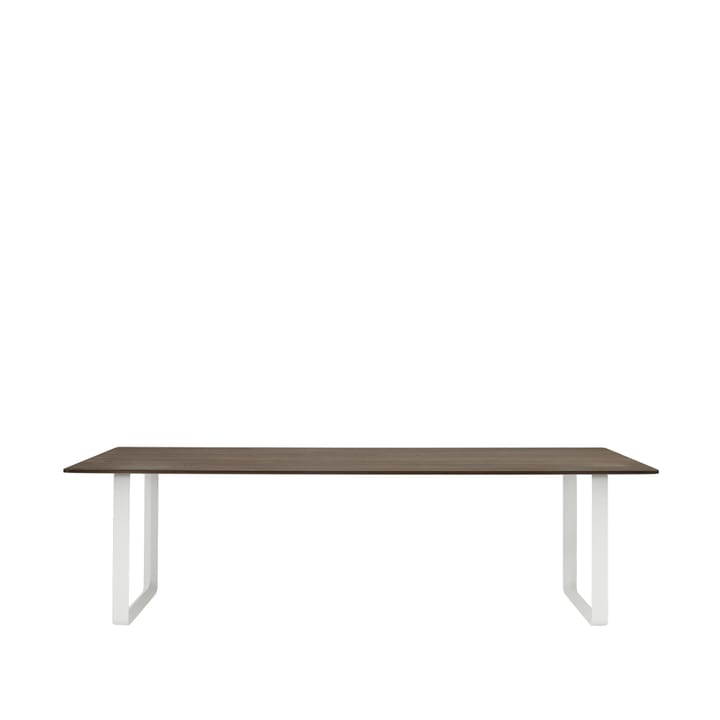 70/70 mesa de jantar 255x108 cm - Carvalho-Branco fumado sólido - Muuto