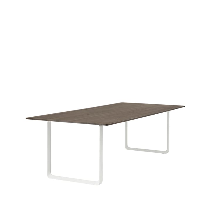 70/70 mesa de jantar 255x108 cm - Carvalho-Branco fumado sólido - Muuto