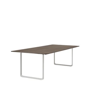 70/70 mesa de jantar 255x108 cm - Carvalho-cinzento fumado sólido - Muuto