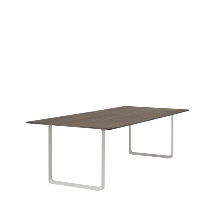 70/70 mesa de jantar 255x108 cm - Carvalho-cinzento fumado sólido - Muuto