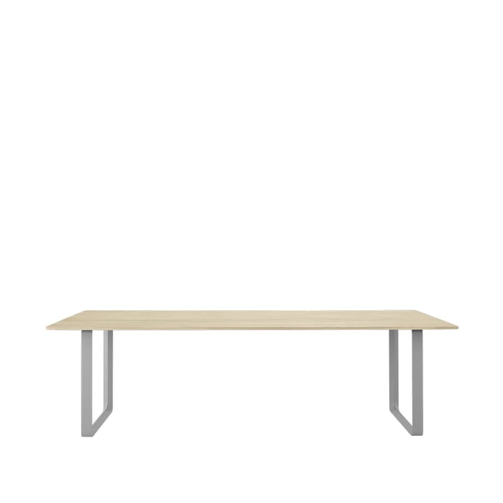 70/70 mesa de jantar 255x108 cm - Carvalho-cinzento sólido - Muuto