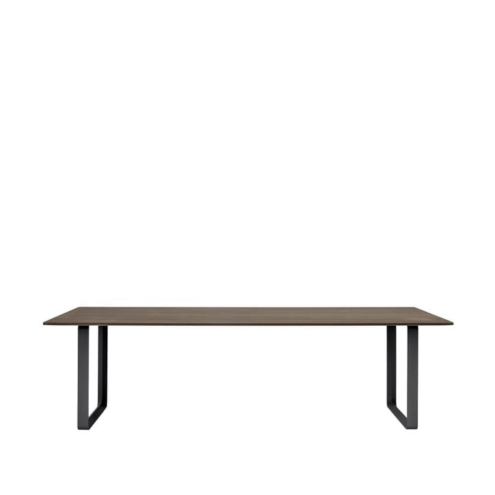 70/70 mesa de jantar 255x108 cm - Carvalho-preto fumado sólido - Muuto