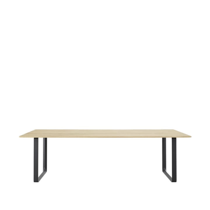 70/70 mesa de jantar 255x108 cm - Carvalho sólido-preto - Muuto