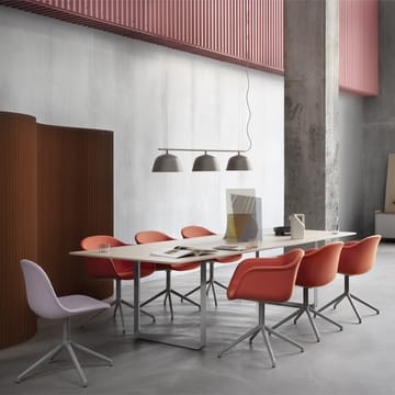 70/70 mesa de jantar 295x108 cm - Carvalho-areia fumado sólido - Muuto