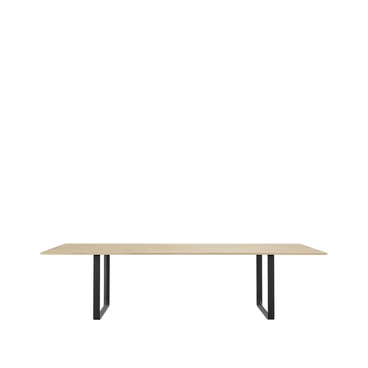 70/70 mesa de jantar 295x108 cm - Carvalho sólido-pretopreto sólido carvalho - Muuto