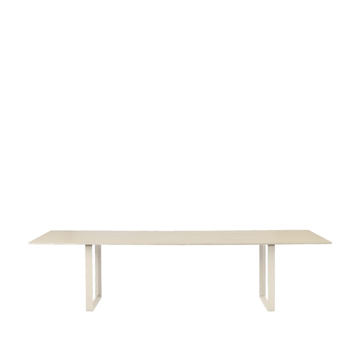 70/70 mesa de jantar 295x108 cm - Folheado de carvalho-compensado-areia - Muuto