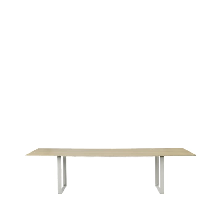 70/70 mesa de jantar 295x108 cm - Folheado de carvalho-compensado-cinzento - Muuto