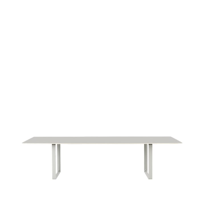 70/70 mesa de jantar 295x108 cm - óleo de linhaça cinzento-compensado-cinzento  - Muuto