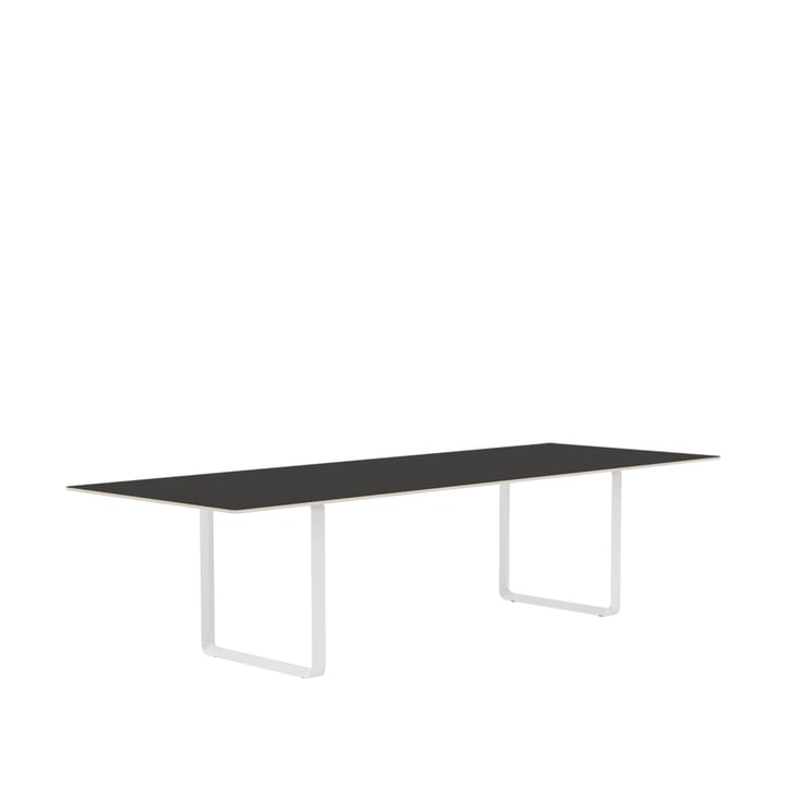 70/70 mesa de jantar 295x108 cm - Óleo de linhaça-Compensado-Branco - Muuto