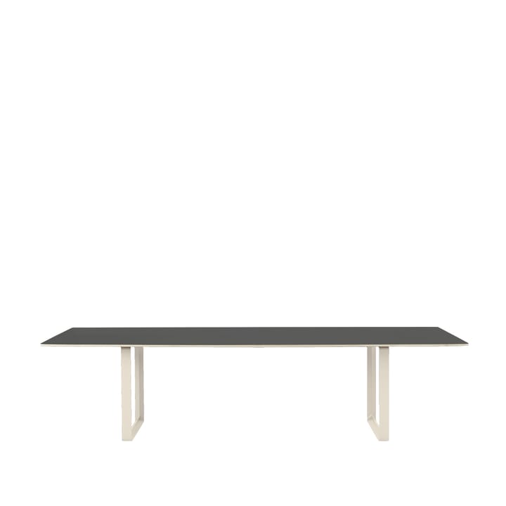 70/70 mesa de jantar 295x108 cm - Óleo de linhaça preto-Compensado-areia - Muuto