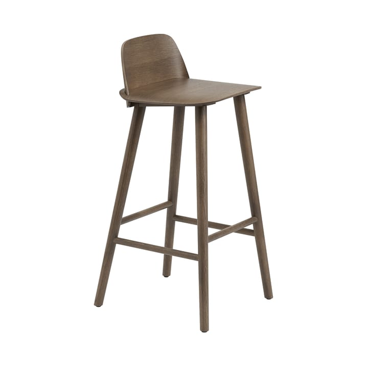 Banco alto Nerd 65 cm - Stained dark brown - Muuto