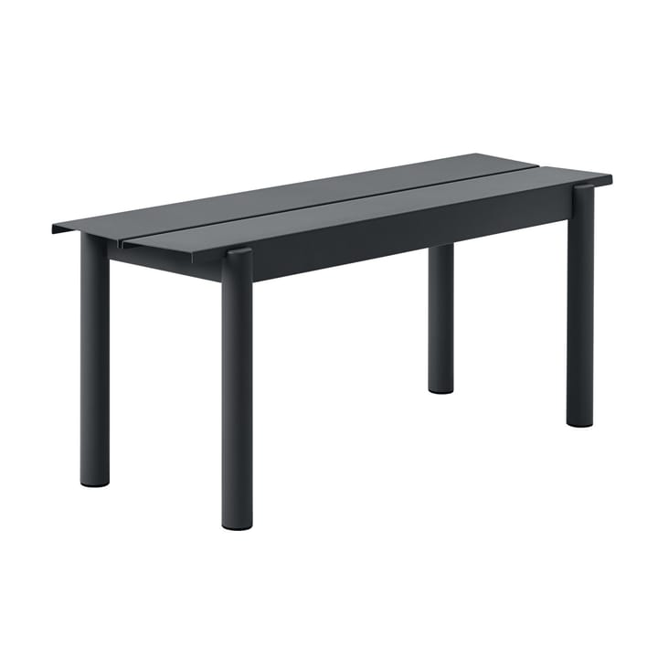 Banco de aço Linear 110 cm - Black - Muuto