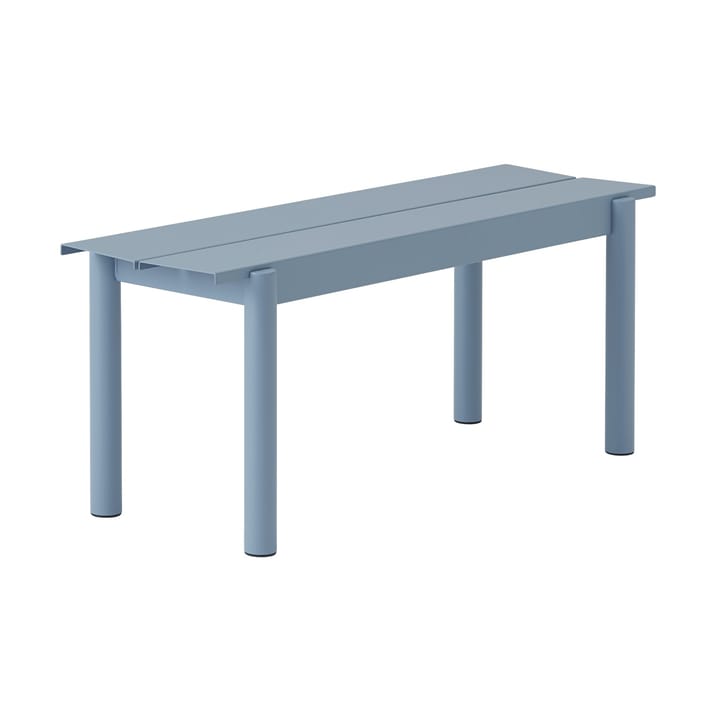 Banco de aço Linear 110 cm - Pale blue - Muuto