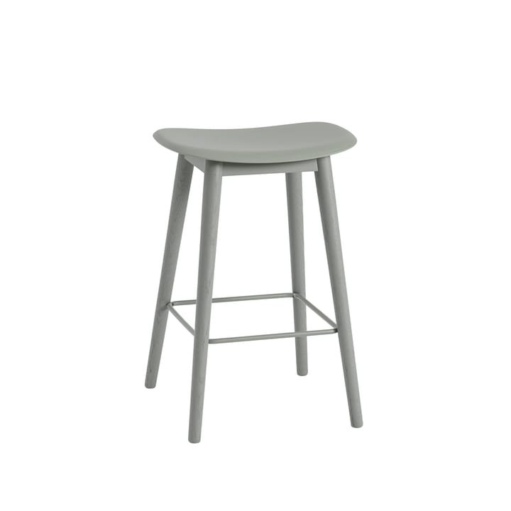 Banqueta com bar Fiber counter 65 cm - Dusty green - Muuto