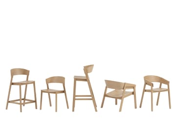 Cadeira bar Cover - Carvalho - Muuto