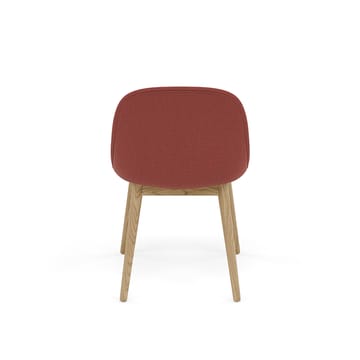 Cadeira com pernas de madeira Fiber Side Chair - Re-lã 558-carvalho - Muuto