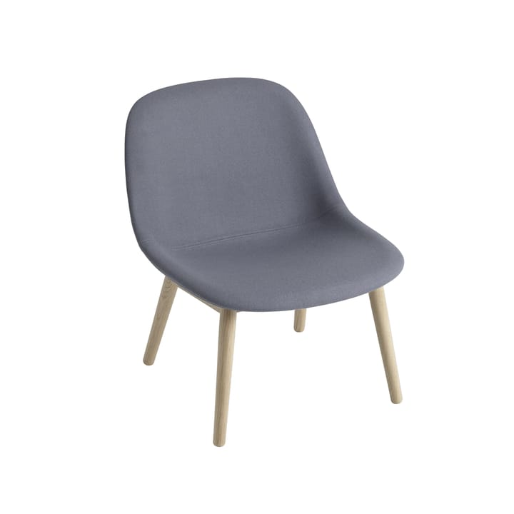 Cadeira com pernas madeira carvalho Fiber Lounge - Divina 154 - Muuto