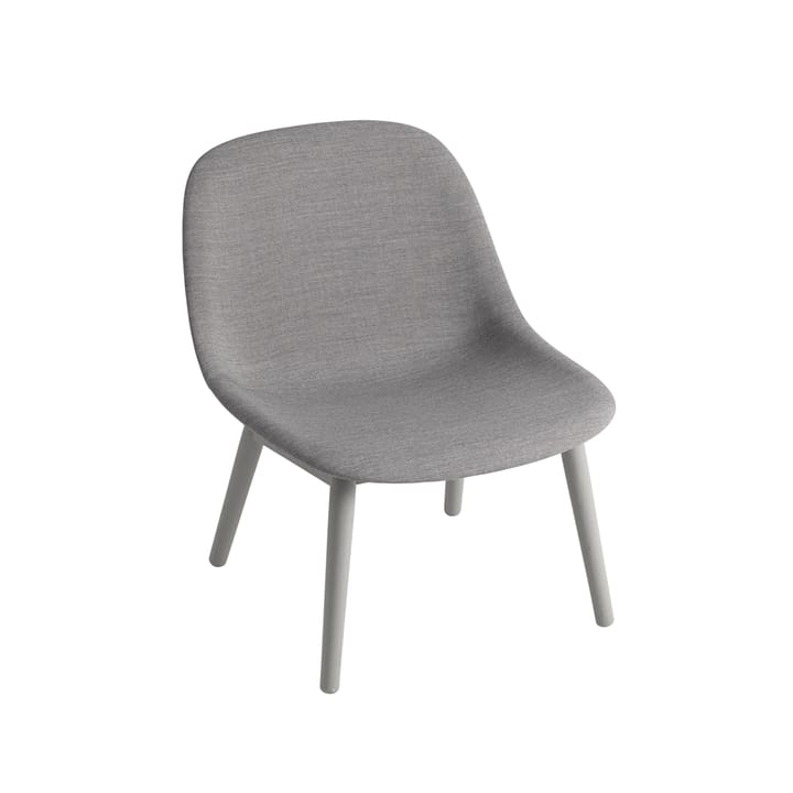 Cadeira com pernas madeira carvalho Fiber Lounge - Remix 133 - Muuto