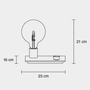 Candeeiro de mesa Control - branco - Muuto