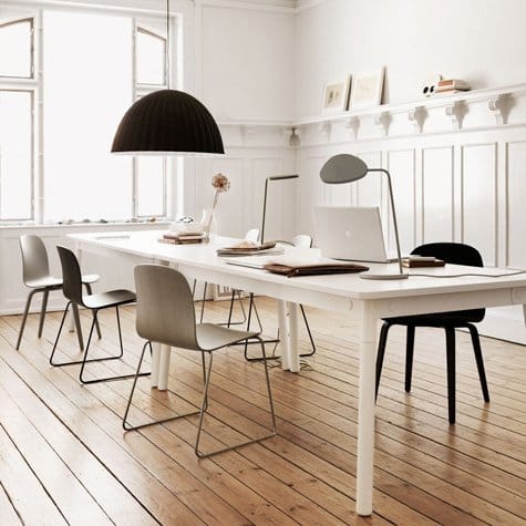 Candeeiro de mesa Leaf white - branco - Muuto