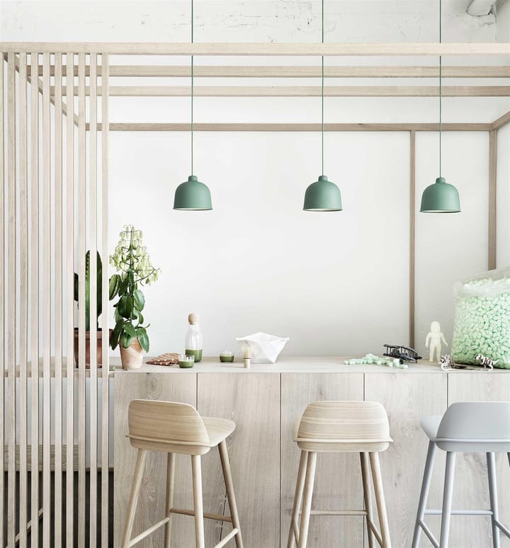 Candeeiro suspenso Grain - dusty green (verde) - Muuto