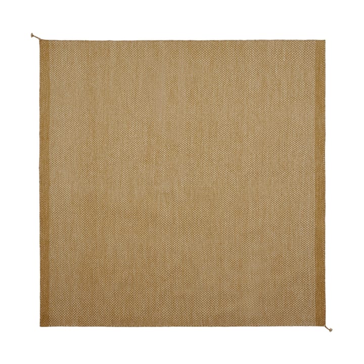 Carpete de lã Ply 240x240 cm - Burnt orange - Muuto