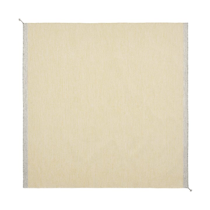 Carpete de lã Ply 240x240 cm - Yellow - Muuto