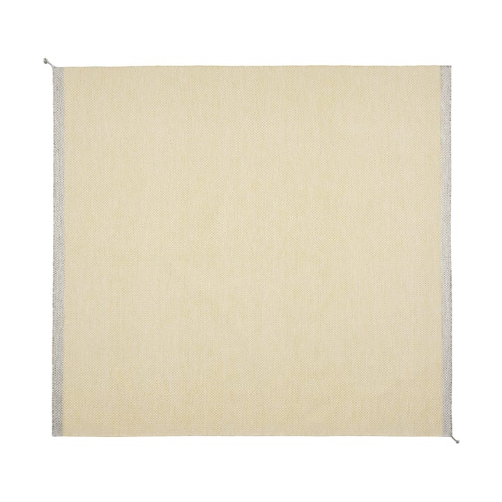 Carpete de lã Ply 280x280 cm - Yellow - Muuto