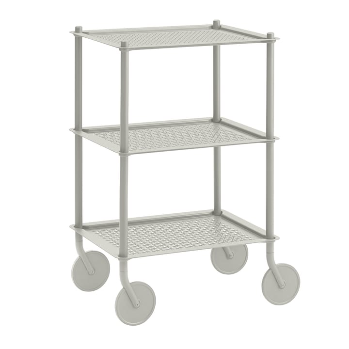 Carrinho de bar Flow 3-layer 90 cm - Cinza - Muuto