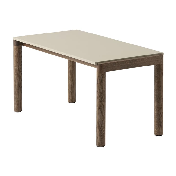 Couple 1 Plain mesa de centro 40x84x40 cm - Sand-carvalho escuro oleado - Muuto
