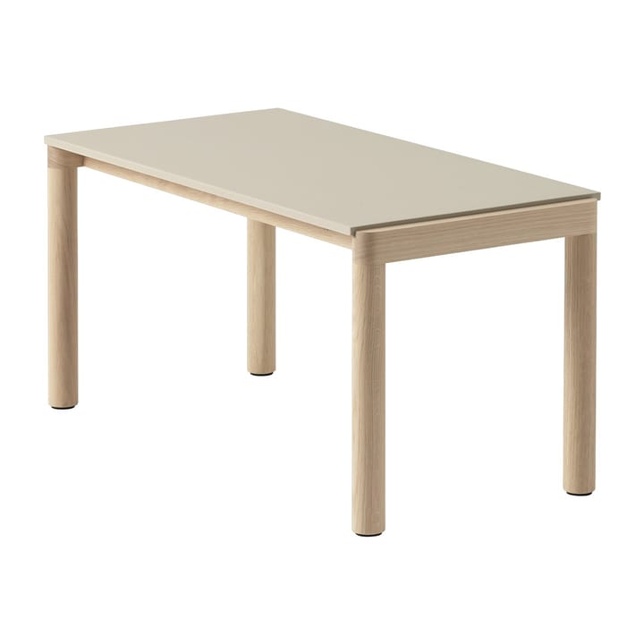 Couple 1 Plain mesa de centro 40x84x40 cm - Sand-carvalho - Muuto