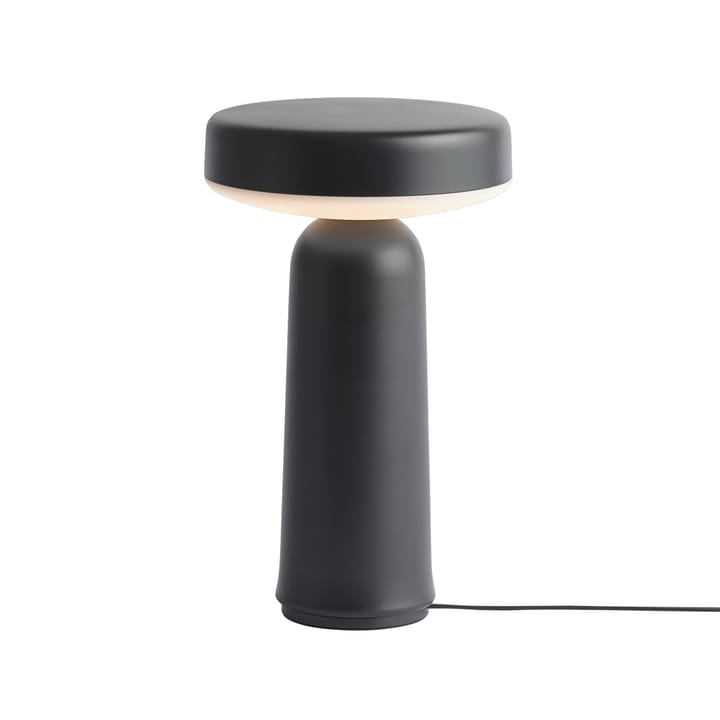 Ease candeeiro de mesa portátil 21.5 cm - Preto - Muuto