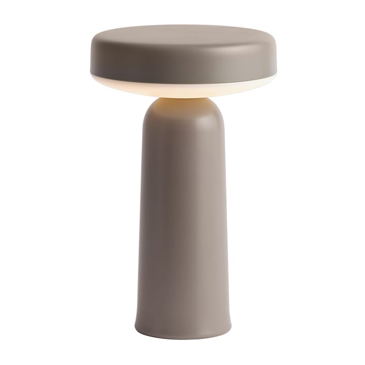 Ease candeeiro de mesa portátil 21.5 cm - Taupe - Muuto