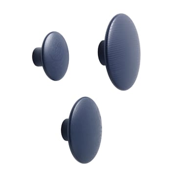 Gancho para roupa midnight blue The Dots - grande - Muuto