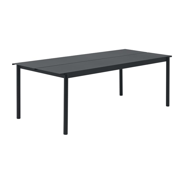 Linear mesa de aço 220x90 cm - Preto (RAL 7021) - Muuto