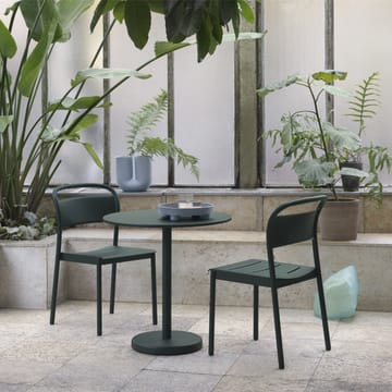 Linear poltrona aço - Dark green - Muuto