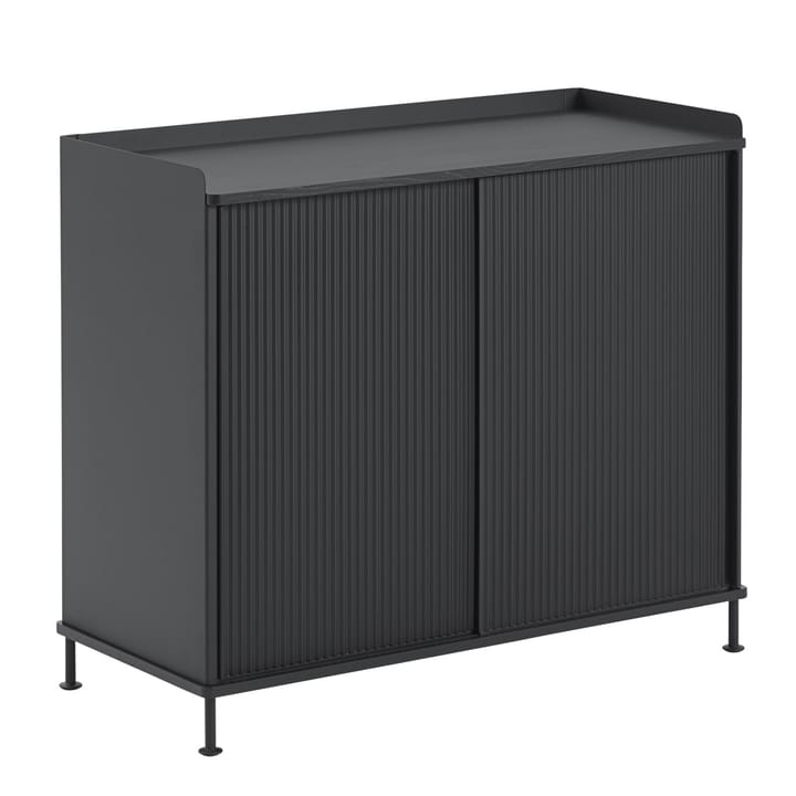 Mesa alta de apoio Enfold  - preto-preto - Muuto