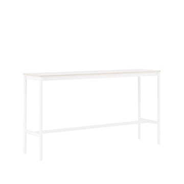 Mesa bar Base High - laminado branco-estrutura branca-compensado,L50 C190 A105 - Muuto