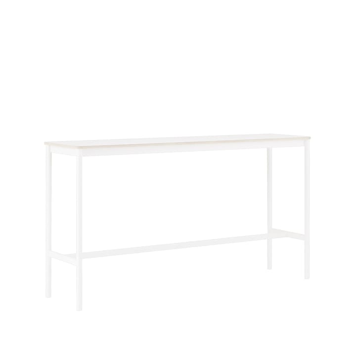 Mesa bar Base High, laminado branco-estrutura branca-compensado,L50 C190 A105 Muuto