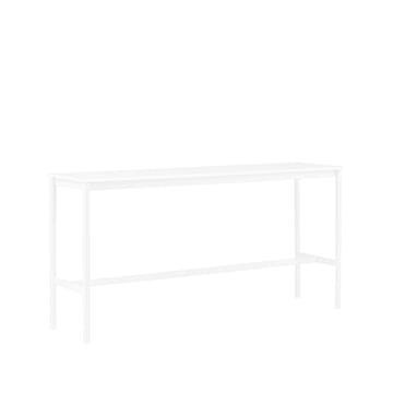 Mesa bar Base High - laminado branco-estrutura branca-L50 C190 A95 - Muuto