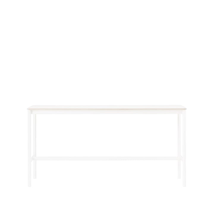 Mesa bar Base High - laminado branco-estrutura branca-L50 C190 A95 - Muuto