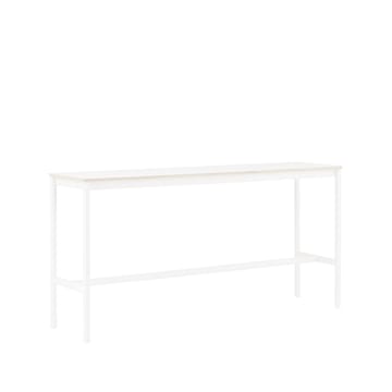 Mesa bar Base High - laminado branco-estrutura branca-L50 C190 A95 - Muuto