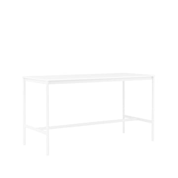 Mesa bar Base High - laminado branco-estrutura branca-L85 C190 A105 - Muuto