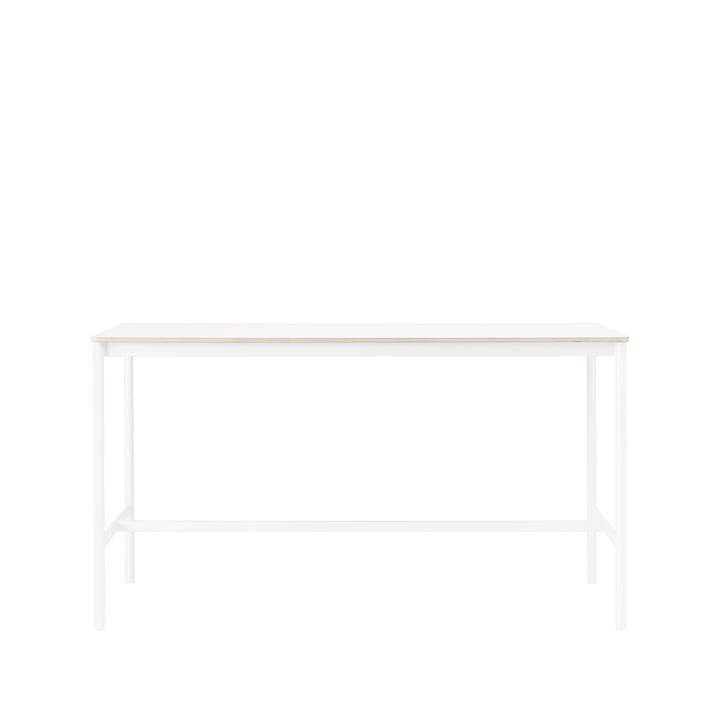 Mesa bar Base High - laminado branco-estrutura branca-L85 C190 A105 - Muuto
