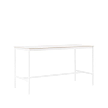 Mesa bar Base High - laminado branco-estrutura branca-L85 C190 A105 - Muuto